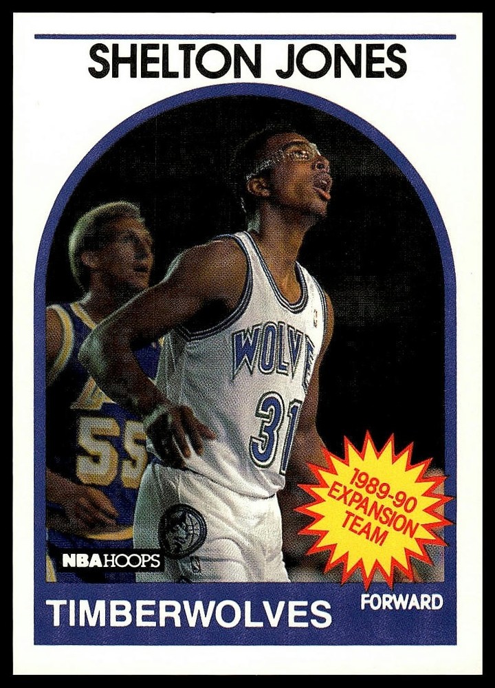 Shelton Jones 1989-90 Hoops #306