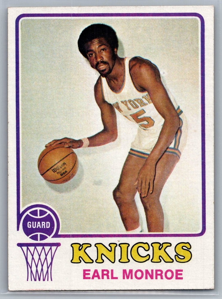 1973-74 Topps – Earl Monroe #142 – HOF EX-NM *TEXCARDS*