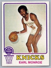 1973-74 Topps – Earl Monroe #142 – HOF EX-NM *TEXCARDS*