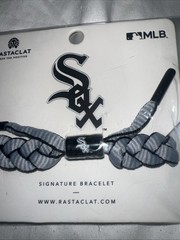 Chicago White Sox Signature Infield Bracelet Silver/Black