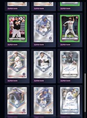 2026 Topps Bunt Digital Super Rare You Pick!! (9 Total/Order – Bowman, Mystic +