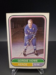 1975-76 O-Pee-Chee WHA Gordie Howe #100 – Houston Aeros – Nice Centering – Creas