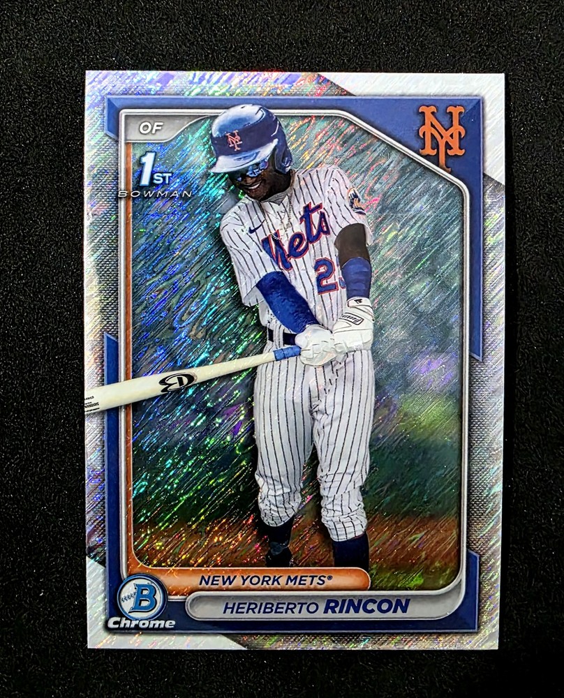 2024 Bowman Chrome #BCP-172 Heriberto Rincon 1st Prospect Shimmer Refractor