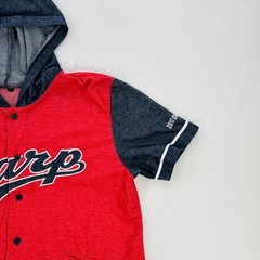 Hiroshima Toyo Carp Jersey Mens Large Red Japan NPB Baseball 2017 Hooded Shirt
