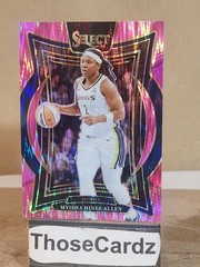 2025 Panini Select WNBA Concourse Pink Flash Prizms #39 Myisha Hines-Allen
