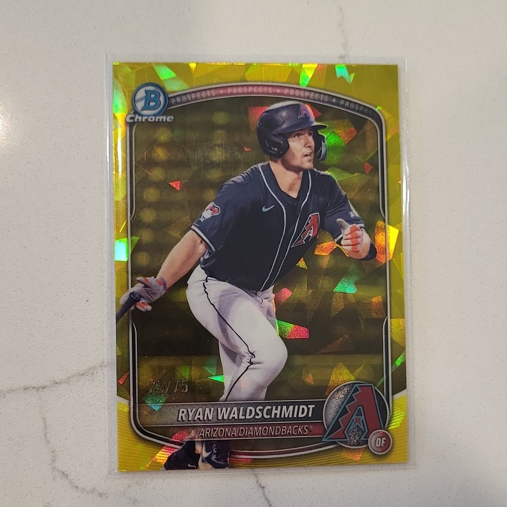 2025 Bowman Draft Sapphire Ryan Waldschmidt Yellow /75 #BDC-41