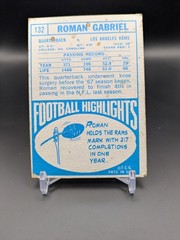 Pair Of (2) Roman Gabriel Cards – 1968 & 1969 Topps