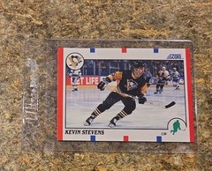 (5) Kevin Stevens 1990-91 Upper Deck Rookie card RC Score Pro Set 1991 Penguins