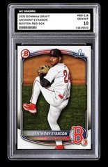2025 Anthony Eyanson 1st Bowman Draft Rookie Card #BD-116 Red Sox Graded 10