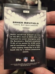 Topps 2025 Chrome Black Hit the Lights Baker Mayfield #HL-12 Superfractor 1/1