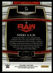2022 Panini Select WWE Nikki A.S.H. Red Prizms #54 /249