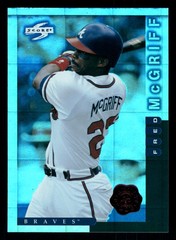 Fred McGriff Atlanta Braves 1998 Score Showcase Artist&rsquo;s Proof #91