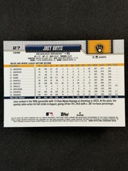 2026 Topps Chrome Joey Ortiz Prism Refractor #27
