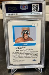1991 IMPEL WCW WRESTLING STING ROOKIE #4 PSA 8 NM-MT