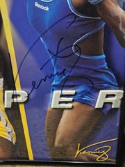 Venus And Serena Williams Autographed Wilson Tennis Poster