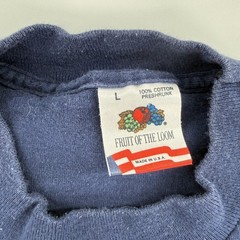 Vintage Duke University Shirt Mens Large Blue NCAA College Fruit Of The Loom USA