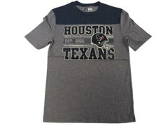 New Houston Texans Mens Sizes S-M-L-XL-2XL-3XL Gray Distressed Shirt