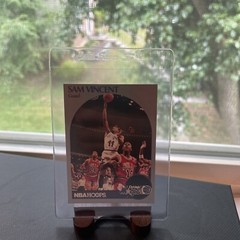 Lot of (2) 1990-91 NBA Hoops Sam Vincent Card #223 (Jordan #12 Jersey)