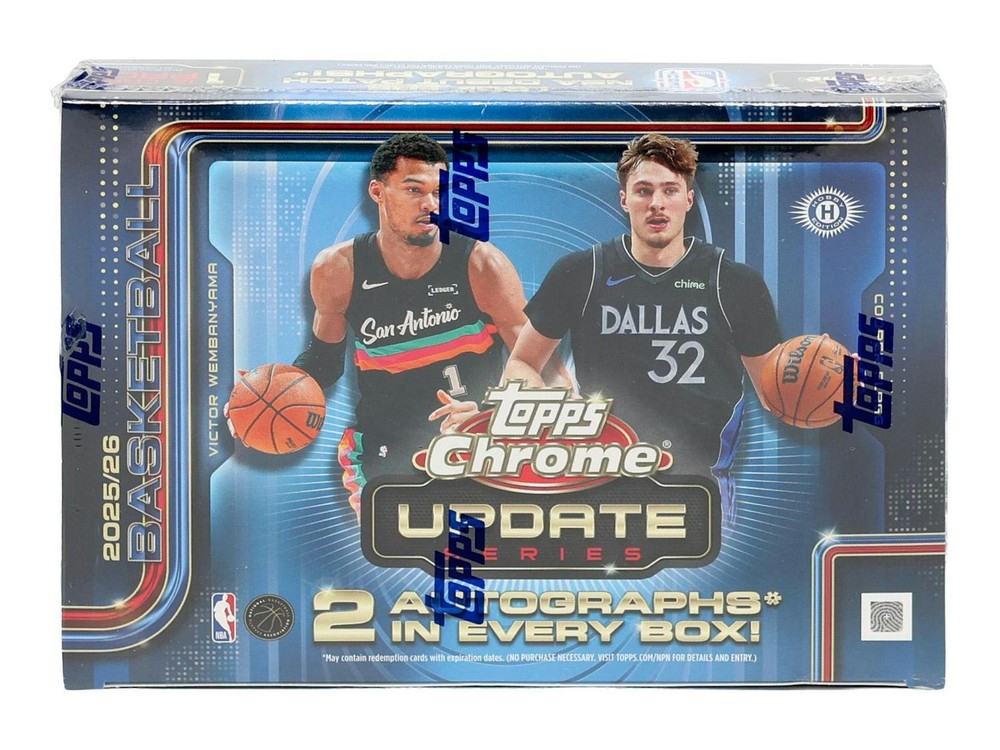 🏀 NBA 2025-26 Topps Chrome Update Delight Box Rip N Ship