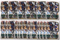 x20 Jackson Chourio 2023 Bowman Draft #156 Rookie Card RC lot/set Brewers Invest