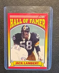 lot of 9 1990 Hall of Famer Football Trading Cards