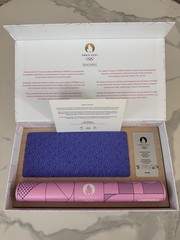 Olympics Paris 2024 Athletics Piece of Track and Relay Baton Gift Set VIP MINT
