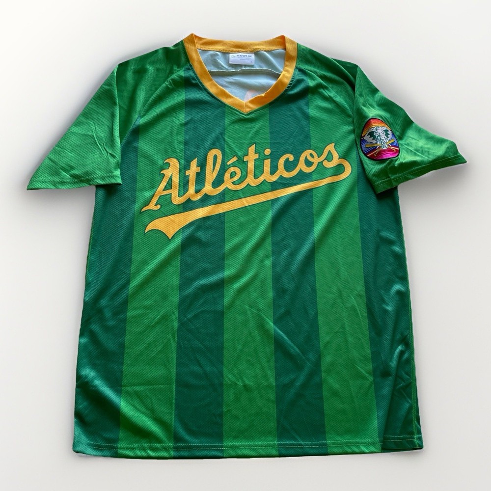 Oakland Athleticos A&rsquo;s Soccer Futbol Jersey -XL -Latin Hispanic Night SGA 9/2024