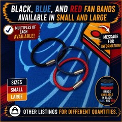 FIFA World Cup 2026 Fan Band Bracelet Only | •Black •Blue •Red | with spacers ⭕️