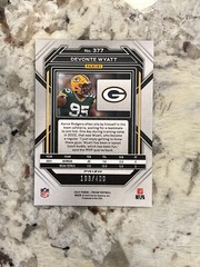 2022 Panini Prizm DeVonte Wyatt RC Box Set Pandora Prizm #/400 *377