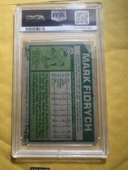 1977 Topps Mark Fidrych Detroit Tigers Rookie Card RC Autograph PSA 8 Card 4