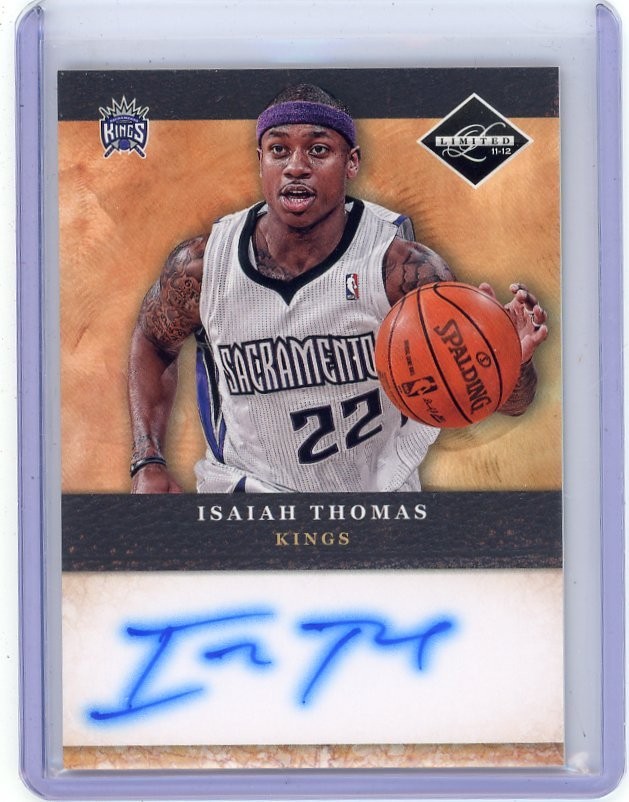 2011-12 Limited Isiah Thomas Draft Pick Redemption RC Auto Sacramento Kings T1