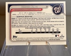2024 Bowman Draft Chrome – Seaver King 1st Bowman – Fuchsia Lunar Refractor /199