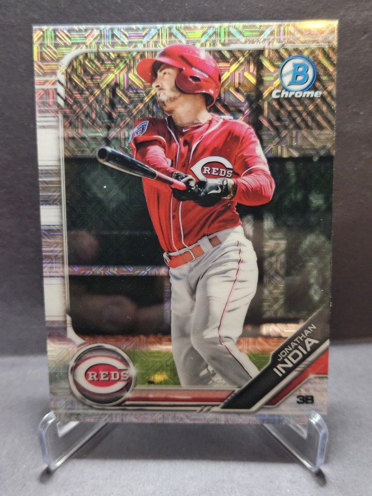 Jonathan India 2019 Bowman Chrome Mega Box Prospects Refractor #BCP-102 Reds