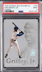 1999 Skybox Molten Metal – Ken Griffey, Jr. – Fusion #33F – PSA 9 – New Label