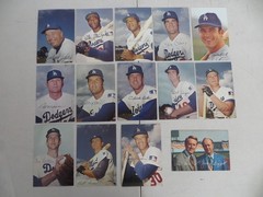 1971 Ticketron Los Angeles Dodgers 4×6 Steve Garvey Rookie Vin Scully Sutton Lot