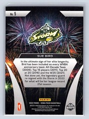 2022 Panini Prizm WNBA SUE BIRD Fireworks #5 HOF Storm