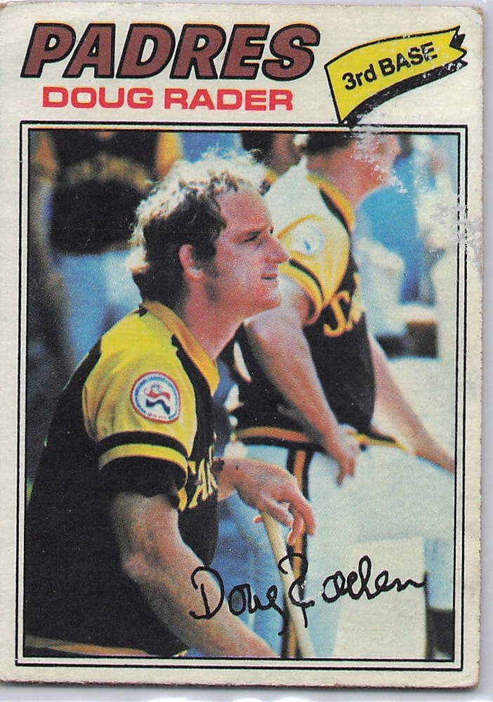 1977 Topps #9 Doug Rader, VG -corner