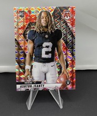 2025 Ashton Jeanty Mosaic Red Camo Variation Rookie