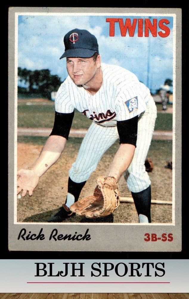 1970 Topps #93 Rick Renick Minnesota Twins (A)
