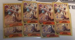 Kevin Mitchell Signed 1987 Topps Mets Baseball Rookie Card #653 RC MVP Autograph