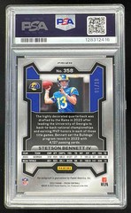 2023 Panini Prizm Rookie Prizm Gold #358 Stetson Bennett IV RC Auto /10 PSA 8