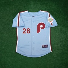 Chase Utley 1984 Philadelphia Phillies Cooperstown Men&rsquo;s Blue Away Jersey