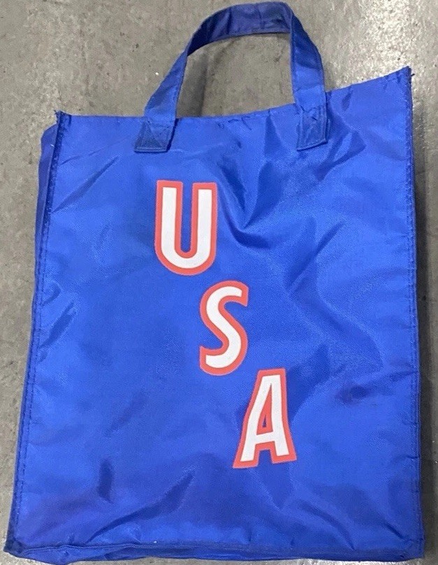Vintage 80s 1980 Lake Placid Olympics Team USA Lady’s Pride Brand Tote Bag RARE