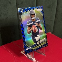 2025 Panini Prizm – Rookies Jalen Milroe #317 Black & Blue Checker Prizm (RC)