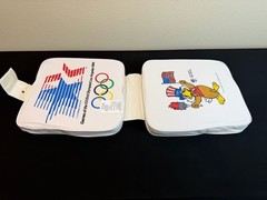 Vintage Official 1984 Los Angeles Olympic Games Folding Stadium Seat Cushion