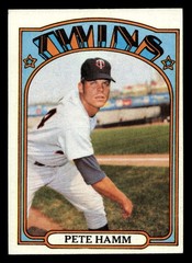 1972 Topps #501 Pete Hamm Ex-Mint Twins ID:422654