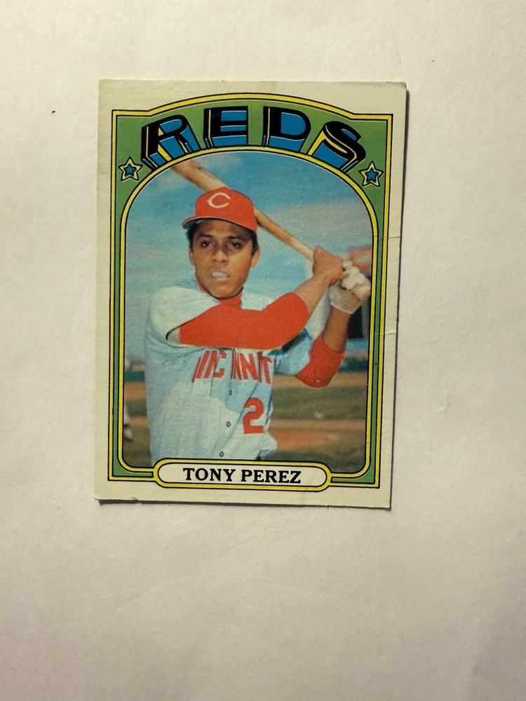 1972 Topps Baseball Tony Perez Cincinnati Reds #80 HOF NRMT