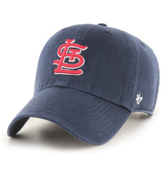St. Louis Cardinals &rsquo;47 Brand Navy Blue Clean Up Adjustable Dad Hat