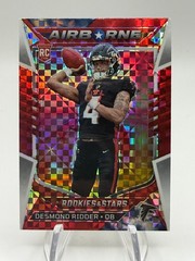 2022 Panini Rookies & Stars #AI-18 Desmond Ridder Airborne Red Plaid (A0127)