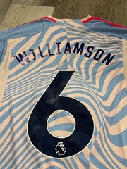 Arsenal (2023/24) #6 WILLIAMSON – Adidas x Stella McCartney away kit
